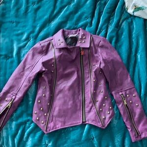 Disney Descendants 2 Faux Leather Moto Jacket